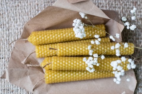 Sarma Balmumu Şamdan Boy