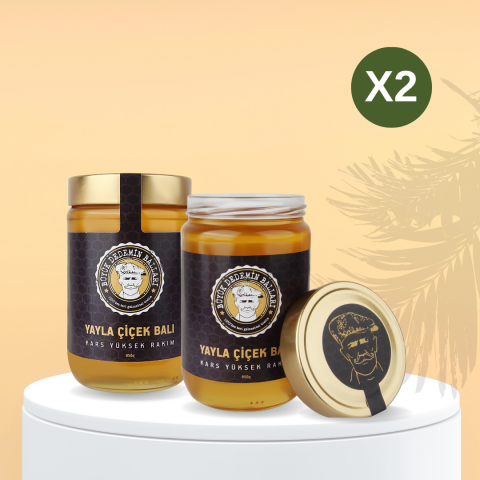 2'li Kars Yüksek Rakım Yayla Çiçek Balı Net 2 X 850gr