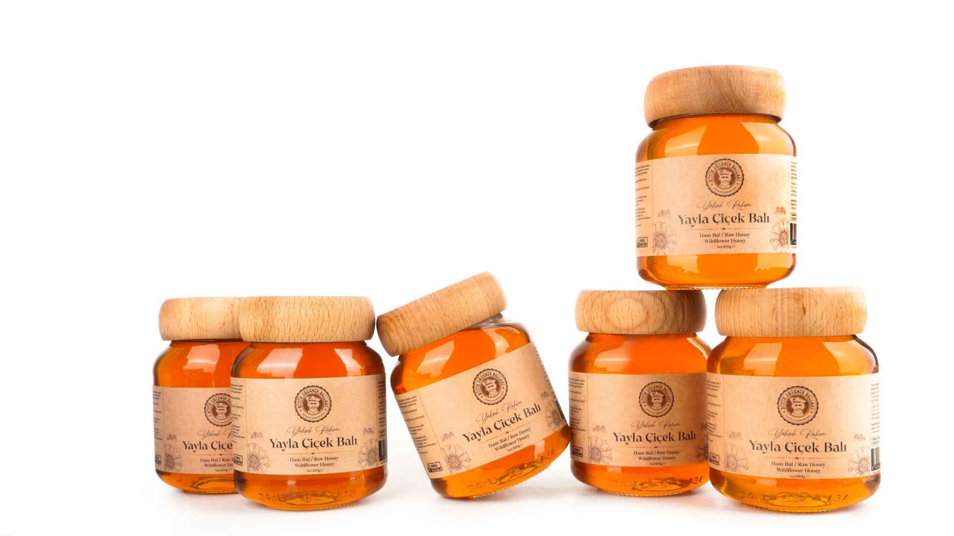 6'lı Erzurum Yüksek Rakım Yayla Çiçek Balı Net 6 X 420gr