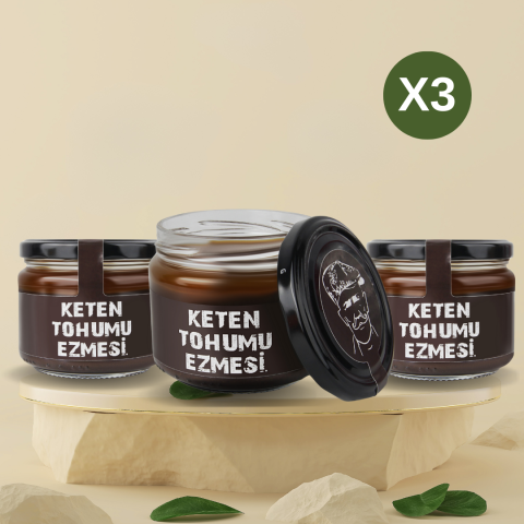 3'lü Keten Tohumu Ezmesi