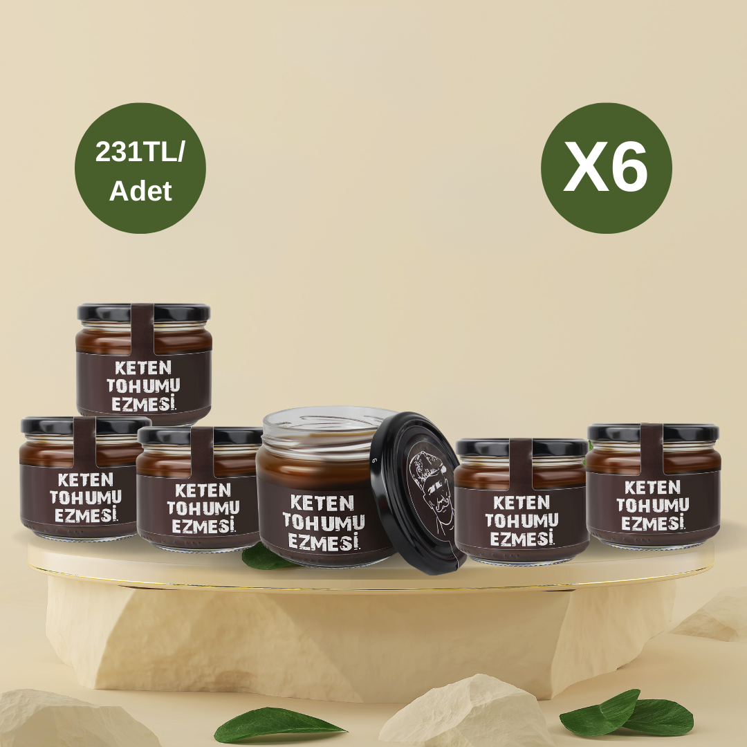 6'lı Keten Tohumu Ezmesi