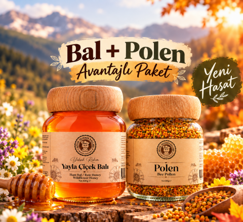 Yüksek Rakım Ham Bal & Taze Polen