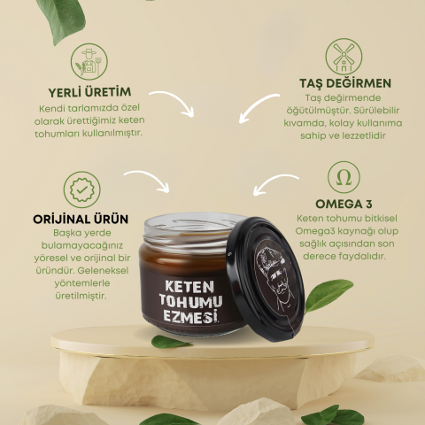 Erzurum Yayla Balı & Keten Tohumu Ezmesi Paketi